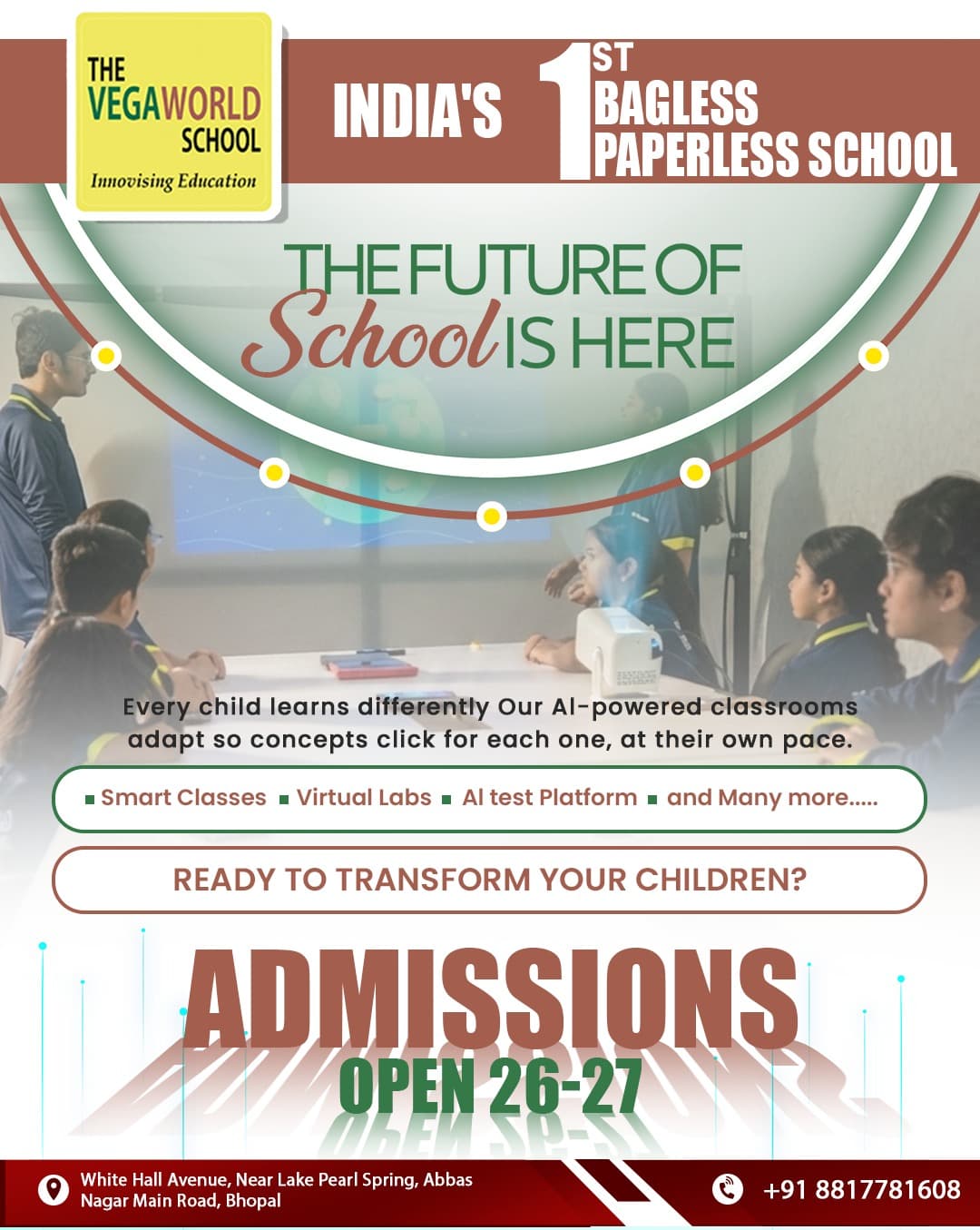 The <SchoolName /> School campus moment
